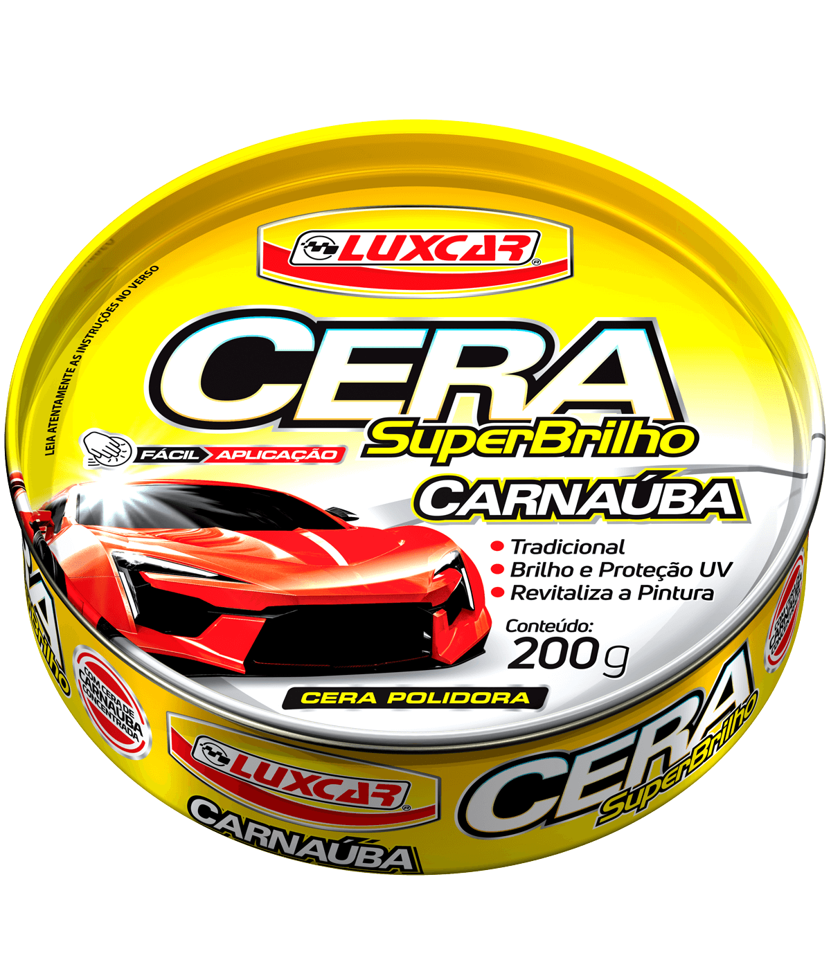 Cera Carnaúba em Pasta. Cera Automotiva Carnaúba Luxcar