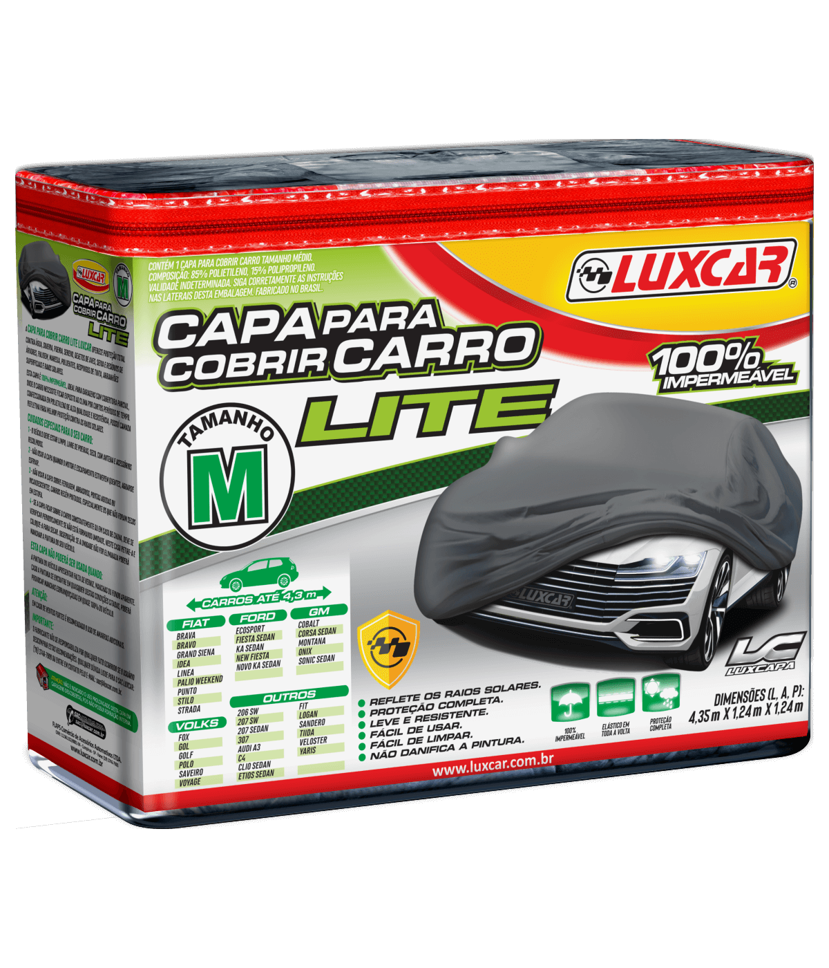 Capa cobrir carro Corsa Sedan 100% Impermeável Proteção Total